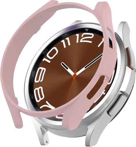 Miniatura 10 de Compatible con Samsung Galaxy Watch 6 Classic 1.772 pulgadas (1.850 in), carcasa rígida de policarbonato resistente a los impactos, a prueba de Negro
