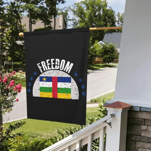 Miniatura 8 de The Central African Republic Flag And Freedom Garden Flag 28"x40" Inch Double Sided Garden Flags Home Lawn Outdoor Decor Flags Party Banner Welcome
