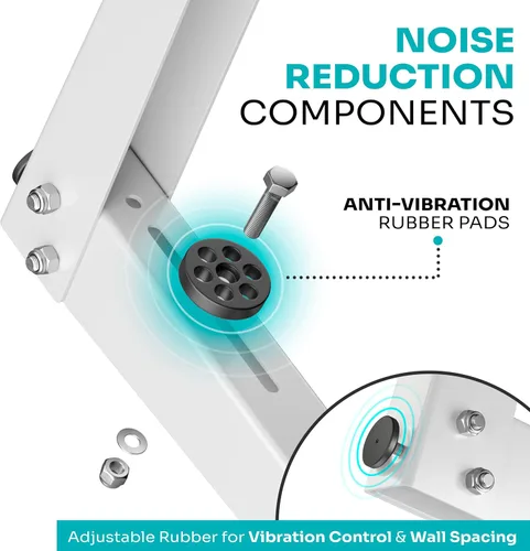 Miniatura 4 de Soporte de pared para minisplit resistente para exteriores de 9000-24000 BTU Soporte de montaje para minisplit a prueba de inclemencias del tiempo