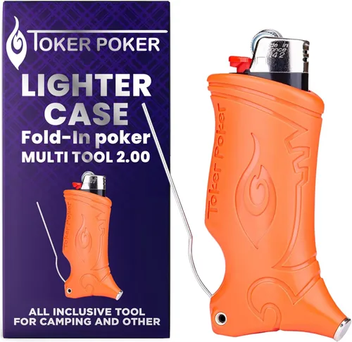 Miniatura 8 de Toker Poker - Funda para Mechero Bic Multiherramienta 2.0 - Negro, Herramienta Todo en Uno para Acampar y Otros