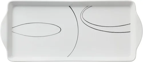 Miniatura 28 de Reston Lloyd Corelle Coordinates charola de melamina con asas, (Tidbit Tray)