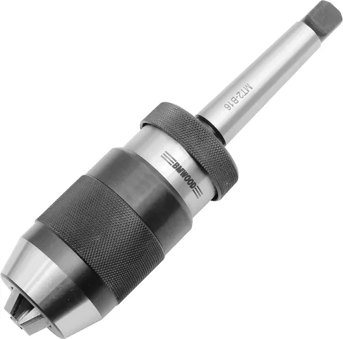 Miniatura 8 de Portabrocas súper resistente de 5/8" con vástago MT2 y llave de mandril para taladros Woodlathe y pilar