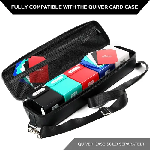 Miniatura 4 de Quiver Time Más de 100 bloques de cartas coleccionables estándar para MTG Deck y otras tarjetas TCG, juego de 5 cajas de cartas Commander con 2 rojo