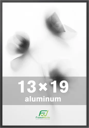Miniatura 37 de FrameWorks Marcos para póster de aluminio cepillado de 12 x 18 pulgadas, diseño moderno de metal cepillado con plexiglás inastillable, perfecto