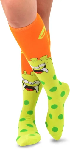 Miniatura 3 de TeeHee - Calcetines de Navidad divertidos hasta la rodilla, paquete de 9 con caja de regalo