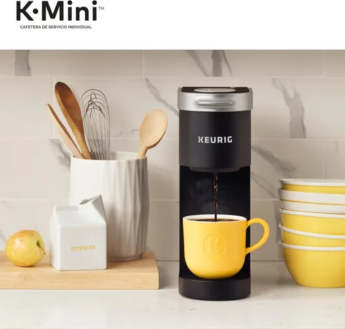 Miniatura 11 de Keurig K-Mini CoffeeFeer, Brewer Single Sirve K-Cup POD Coffee, de 6 a 12 oz. Tamaños de preparación, negro K-mini negro