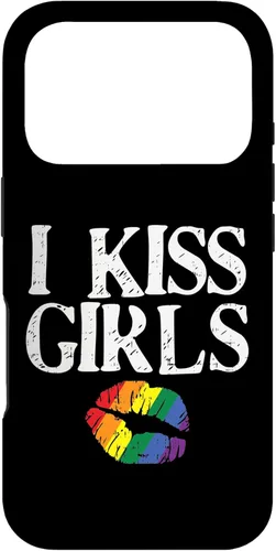 Miniatura 29 de iPhone 11 I Kiss Girls Rainbow Lips Gay Lesbian Pride Flag LGBT estuche de regalo