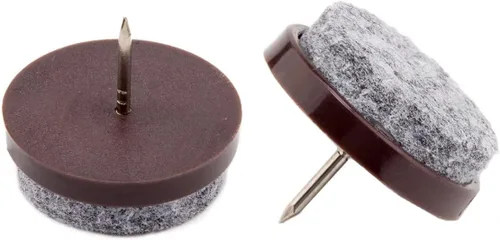 Miniatura 3 de 50 almohadillas redondas de fieltro resistentes para muebles, protectores de suelo de madera dura para silla, mesa, escritorio, escritorio, armario