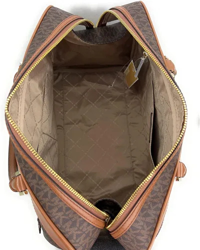 Miniatura 7 de Michael Kors Bolsa de viaje grande con funda para carrito marrón