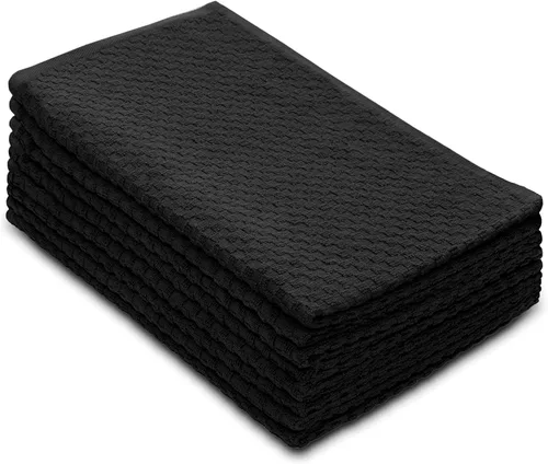 Miniatura 19 de Paquete de 4 toallas para cocina Euro-Cafe Cotton Craft, blancas, 100 % de algodón puro, Algodón, Blanco, paquete de de 12