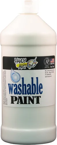Miniatura 18 de Handy Art Pintura lavable de 16 onzas, color negro