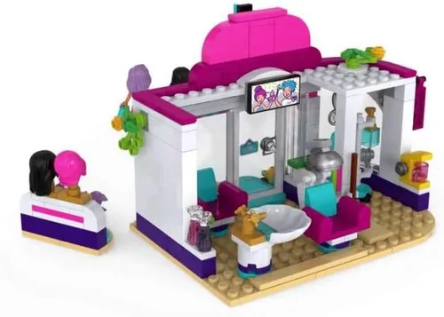Miniatura 2 de LEGO Friends Heartlake City Play Peluquería Fun Toy 41391 Kit de construcción, con el personaje de amigos Emma (235 piezas)