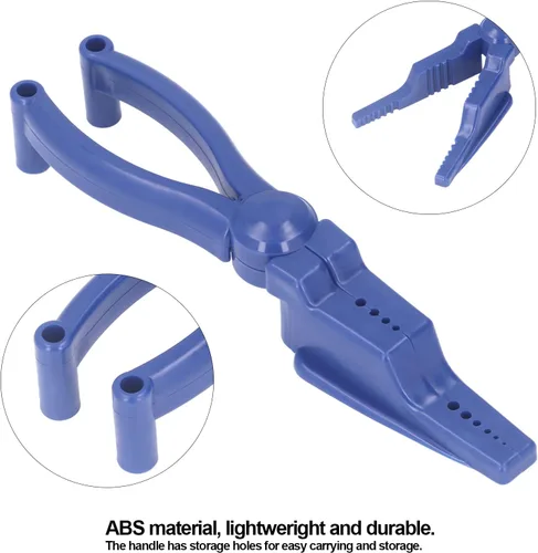 Miniatura 5 de Soporte de uñas portátil para clavos, alicates para martillar, clavar, soporte para martillar, protector de dedos ABS, guía protectora de uñas