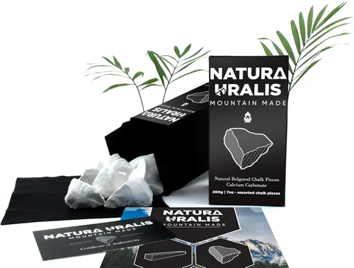 Miniatura 3 de Natura Uralis Trozos de Tiza Premium Belgorod 7 oz de Trozos de Tiza Blanca - Crujido Increíble, Textura Terrosa, Aterciopelada y Firme