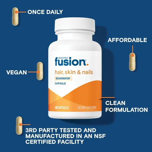 Miniatura 3 de Bariatric Fusion REJUVENADOR DE Vitaminas Bariátricas para el cabello, la piel y las uñas para mujeres Vitaminas veganas para el crecimiento