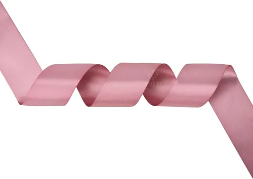 Miniatura 8 de MEEDEE - Cinta de raso rosa victoriana 2 pulgadas, cinta de raso rosa pálido de lujo de doble cara, 25 yardas, cintas de seda malva para envoltura