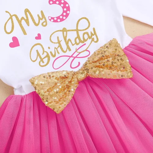 Miniatura 4 de Traje de ratón para niña, 1, 2, 3 cumpleaños, vestido de ratón, falda tutú de lunares, ropa de manga larga para sesión de fotos