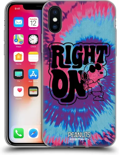 Miniatura 108 de Head Case Designs Funda de gel Woodstock 50th con licencia oficial de Peanuts Snoopy Guitar 1969 [protección de grado militar] compatible con Apple