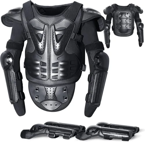 Miniatura 10 de StarknightMT Traje de Armadura de Motocicleta Mejorado para Niños Equipo de Bicicleta de Tierra para Adolescentes Conjunto Protector de Conducción