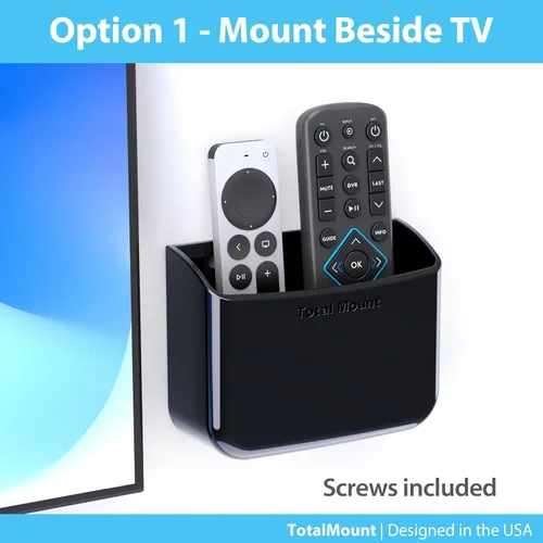 Miniatura 3 de TotalMount Soporte universal para control remoto, se fija a la pared o la parte posterior del televisor, compatible con todos los controles remotos