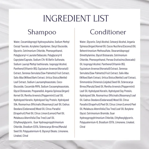 Miniatura 9 de Tru Alchemy Champú y acondicionador, el mejor champú y acondicionador para cabello seco dañado, acelera el crecimiento del cabello y aumenta