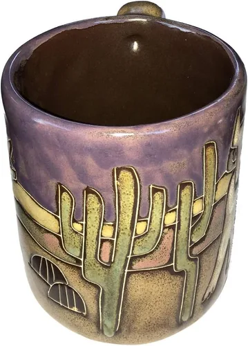 Miniatura 2 de Mara - Taza de gres Coyote Desert Cactus, 16 onzas