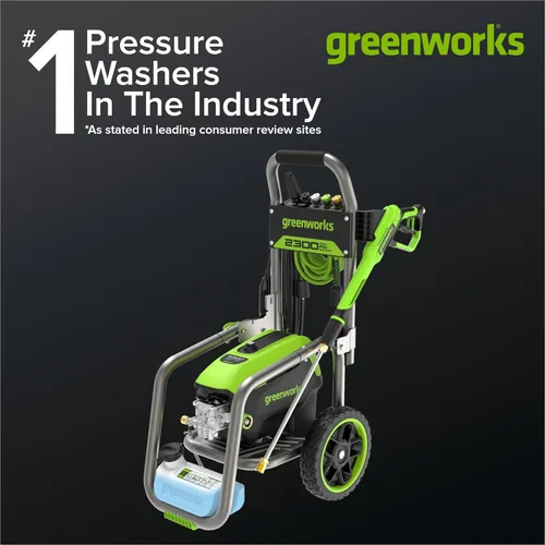 Miniatura 2 de Greenworks Pro - Lavadora de presión eléctrica sin escobillas 2300 PSI (Certificada SGS) 2.3 GPM Máx. / 1.2 GPM