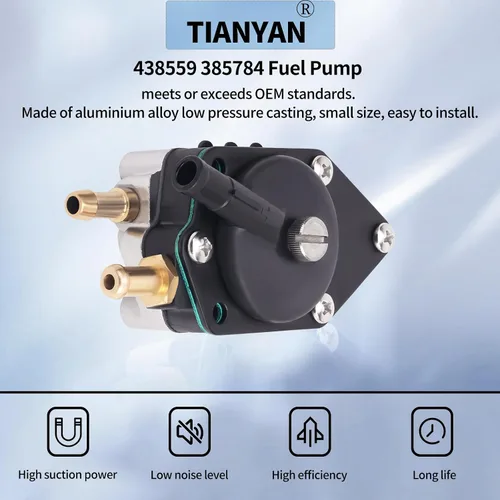 Miniatura 4 de TIANYAN 438559 Bomba de combustible fuera de borda compatible con Johnson Evinrude 25 35 50 65 70 75 85 88 90 100 105 115 125 135 140 HP Motor fuera