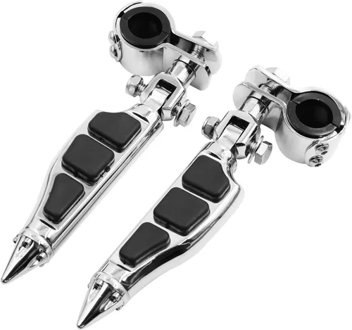 Miniatura 7 de F FIERCE CYCLE 1 par 25,4mm de reposapiés traseros de aluminio para motocicleta, juego de reposapiés, reposapiés, soporte de reposapiés, bicicleta