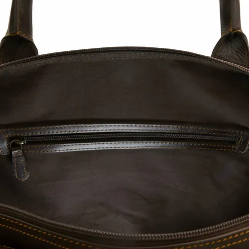 Miniatura 13 de Style N Craft Overnight, Contemporary Weekend Travel Leather Duffle Bag