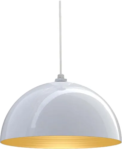 Miniatura 11 de Steel Lighting Co. Melrose - Lámpara colgante Montada en el techo Cúpula redonda de 18 pulgadas Estilo moderno contemporáneo de granja