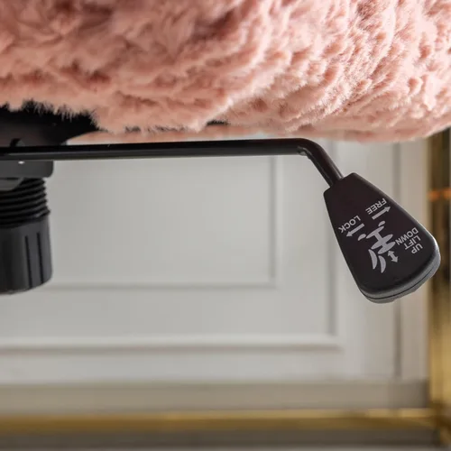 Miniatura 6 de Silla de oficina simple y moderna silla cómoda para escritorio, silla giratoria para oficina en casa, sillas de escritorio para el hogar, Rosa