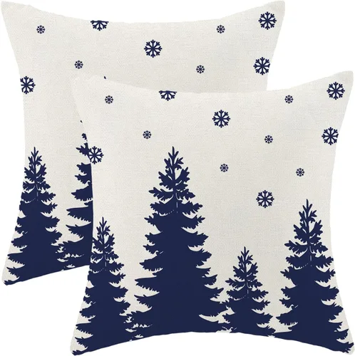Miniatura 18 de CXMEIFLY Juego de 2 fundas de almohada de Pascua de 18 x 18 pulgadas para decoración vintage de conejo, con lazo de primavera, conejo, para Pascua02