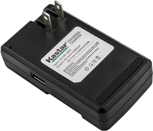 Miniatura 4 de Kastar 2-Pack BL-5B Battery and Smart LCD Charger for Tecsun X3, A3, A5 Devices; 3.7V Output Voltage