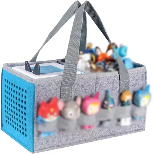 Estuche de transporte GISEO para juego de iniciación de Tonies y bolsa de almacenamiento para estatuilla de Tonies, bolsa plegable de juguete