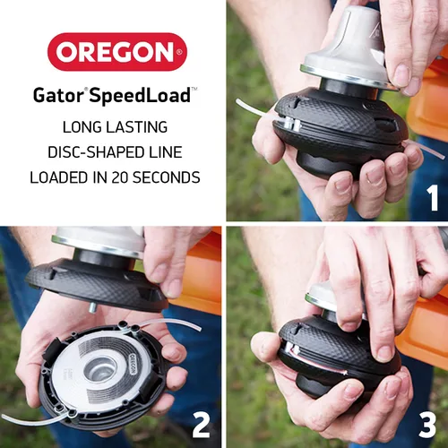 Miniatura 4 de Oregon 24-295-03 Gator SpeedLoad Trimmer Line, 0.095", paquete de 3 SM