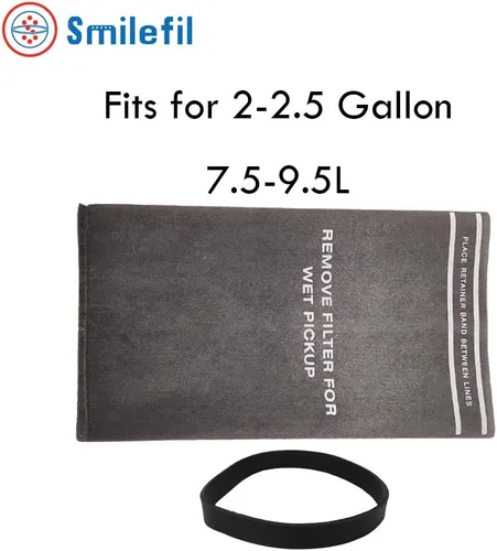 Miniatura 3 de Paquete de 6 bolsas de filtro de tela para polvo 9-38737, bolsas de vacío en seco y húmedo para Craftsman de 2 a 2.5 galones y aspiradora de cubo