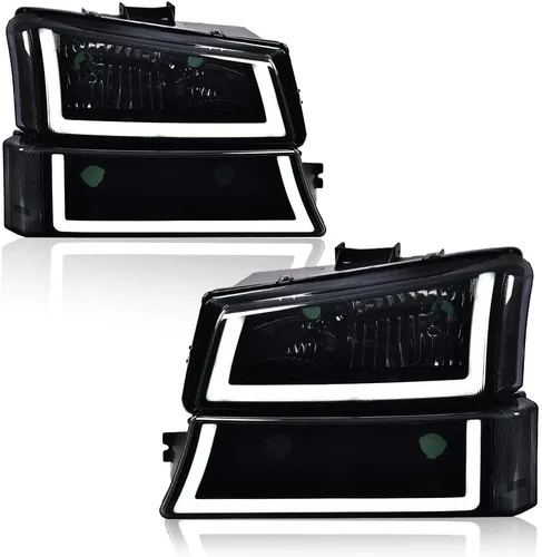 Miniatura 17 de PIT66 Faros LED, Compatible con 2003-2006 Chevy Silverado 1500 2500 3500 HD 2003 2004 2005 2006, Compatible con 2003-2006 Chevy Avalanche 1500 2500