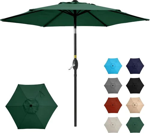 Miniatura 19 de SUNVIVI OUTDOOR Sombrilla de patio al aire libre, sombrilla de patio, sombrilla de mercado, sombrilla grande para exteriores, sombrilla de poste