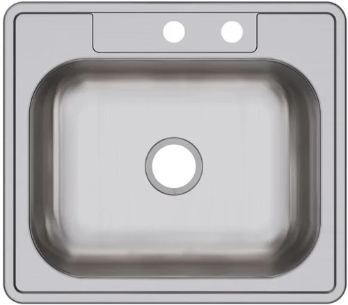 Miniatura 19 de Elkay D12522 Dayton Fregadero de Cocina de Acero Inoxidable de 25" de Empotrar de Una Sola Cubeta - 1 Orificio para Grifo