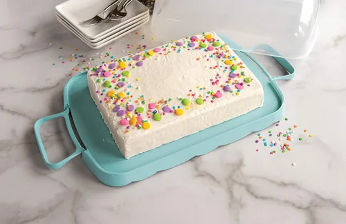 Miniatura 7 de Nordic Ware Porta pasteles, paquete de lujo, transparente