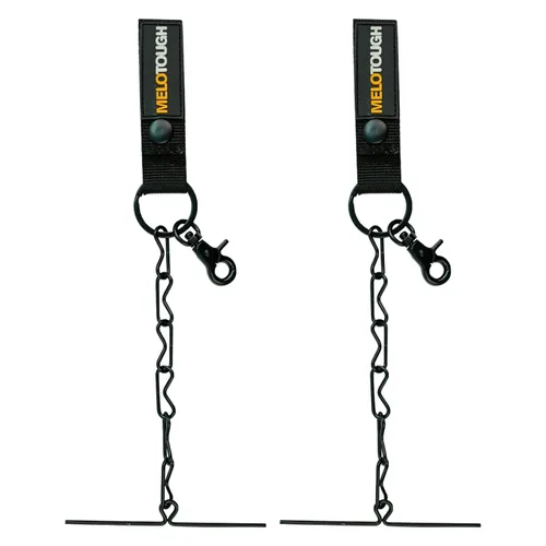 Miniatura 16 de MELOTOUGH Correa de cinta para cinturón de herramientas, portacinta para electricistas con cadena, llavero y mosquetón con gatillo