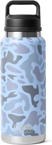 Miniatura 36 de YETI Rambler - Botella de 36 onzas, aislada al vacío, a prueba de fugas, de acero inoxidable con tapón para sorbos Aislamiento al vacío Azul marino