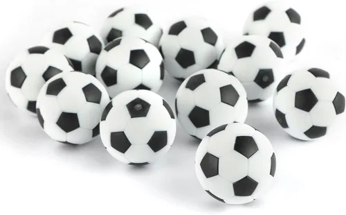 Miniatura 3 de Paquete de 9 pelotas de futbolín, mini pelotas de fútbol, pequeñas pelotas de fútbol de repuesto para futbolín, diversión en casa