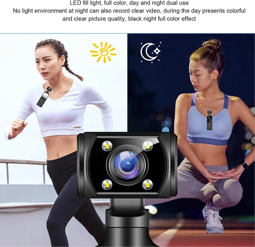 Miniatura 7 de Tangxi Cámara de acción WiFi 4K, cámaras de vlogging de 40 MP con pantalla HD de 1.3 pulgadas, lente giratoria de 180°, ultra ancha de 135°, control