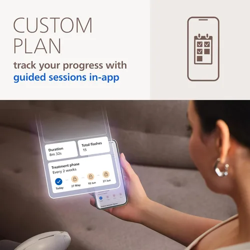 Miniatura 8 de Philips Lumea 7000 Series Dispositivo de depilación IPL - Reducción láser permanente del vello para mujeres y hombres, fácil y cómodo de usar
