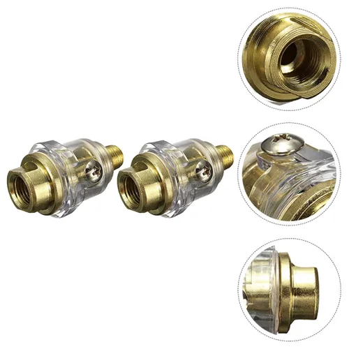 Miniatura 4 de 6 unids a línea de acceso práctico FRL Mini en- Lubricador Aplicaciones Sistema Compresor Aire engrasador de pulgadas en línea para Bsp hembra