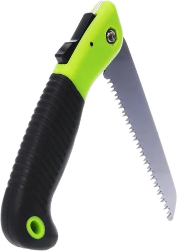 Miniatura 2 de HME Mini sierra de bolsillo de mano plegable con hoja de acero al carbono de 5 pulgadas para caza, camping, mochilero, poda