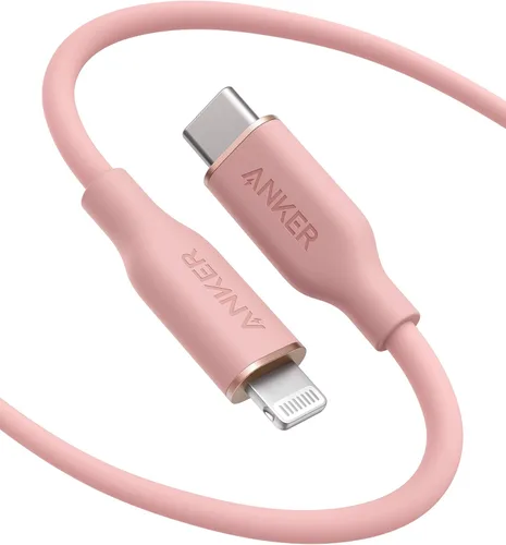 Miniatura 13 de Anker Cable USB C a Lightning, cable certificado MFi para iPhone 13 Pro 12 Pro Max 12 11 X XS, soporta entrega de energía (3 pies, blanco nube)
