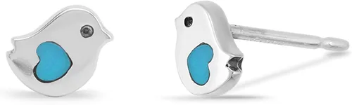 Miniatura 2 de Boma Joyería de plata de ley con diseño de pájaro pequeño, Plata de ley